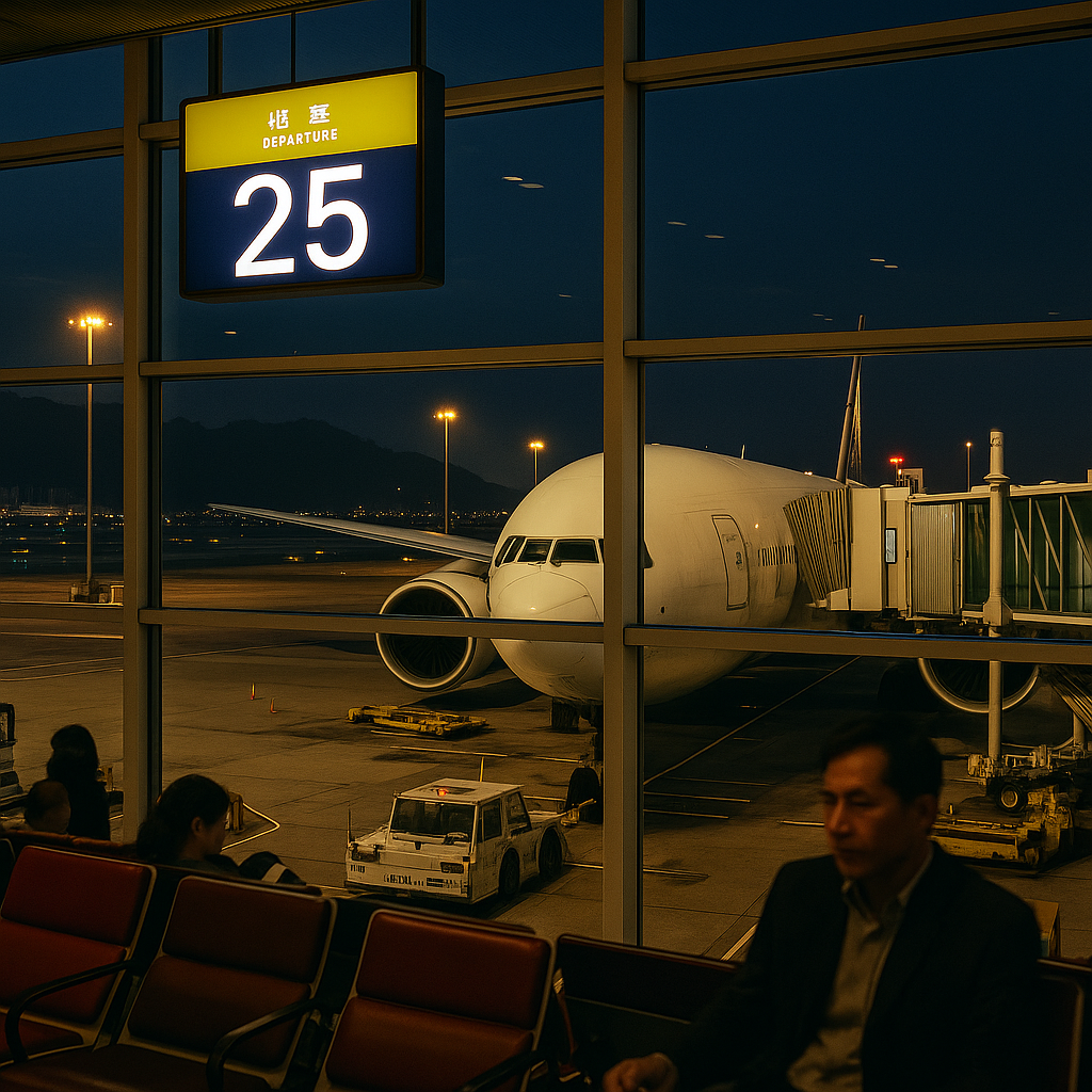 香港准备 & 夜航出发